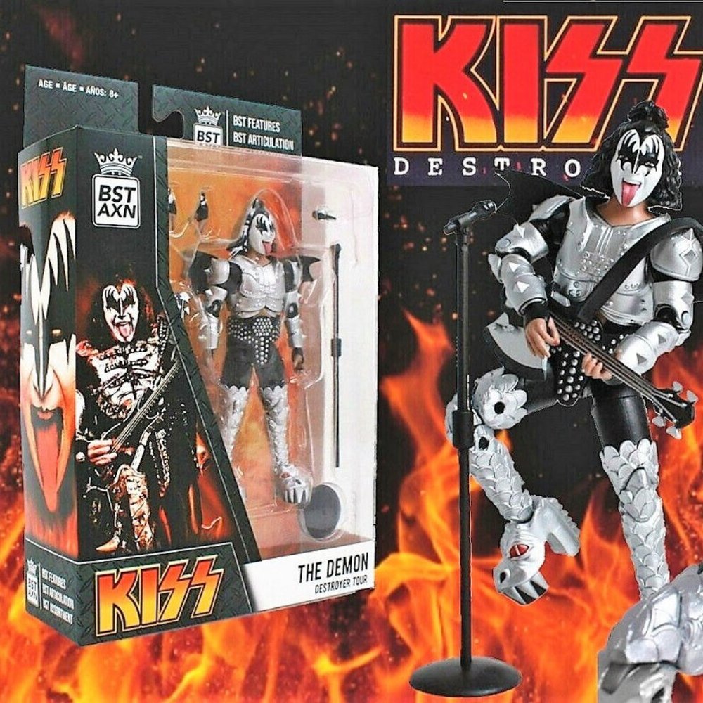 KISS GENE SIMMONS THE DEMON DESTROYER TOUR BST AXN LOYAL SUBJECTS ACTION FIGURE